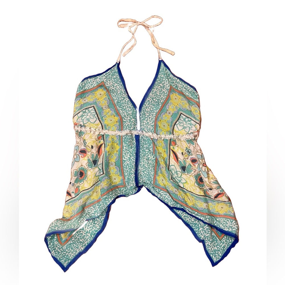 Moda International Limited Edition Floral Halter Top